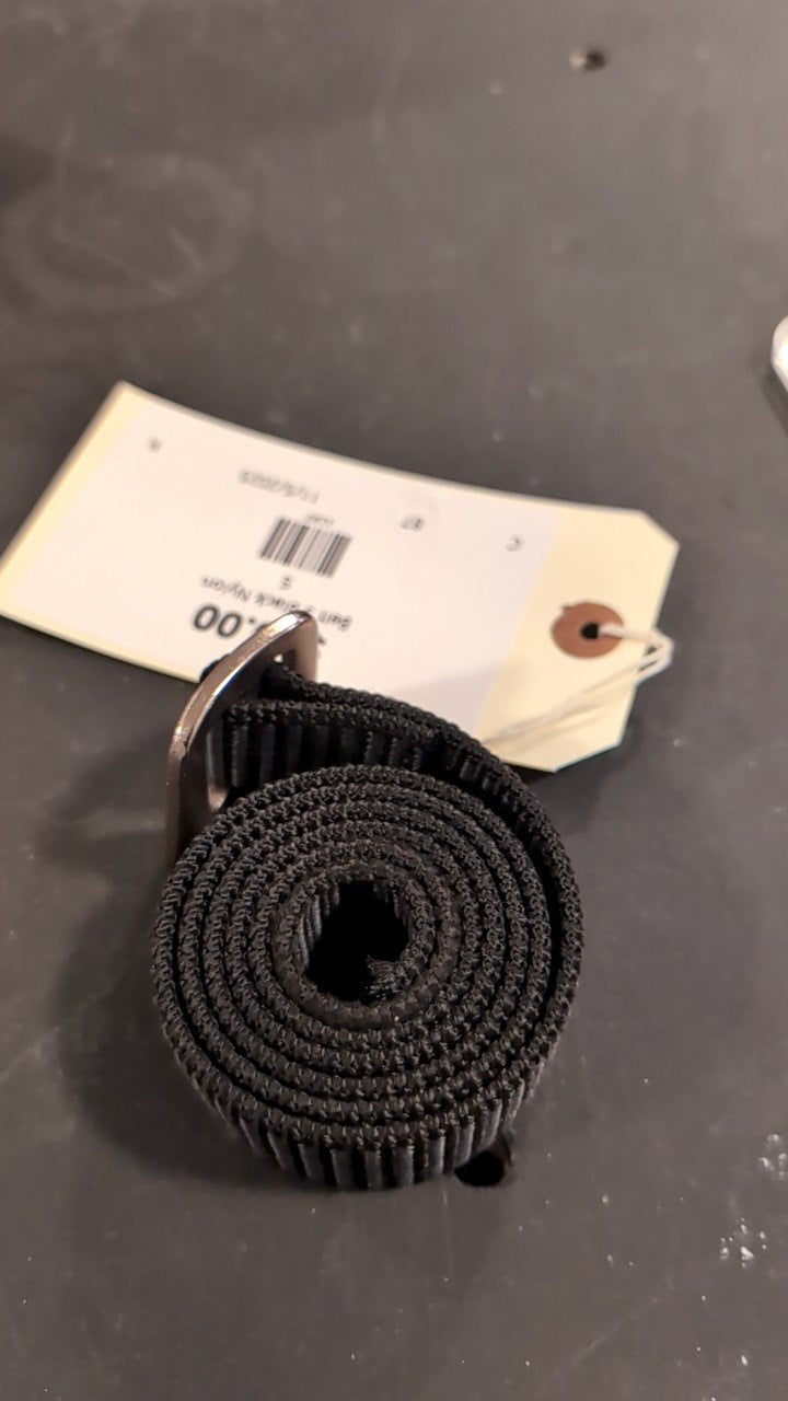 Belt S Black Nylon