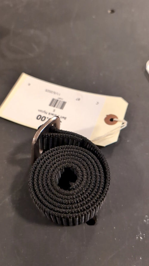 Belt S Black Nylon