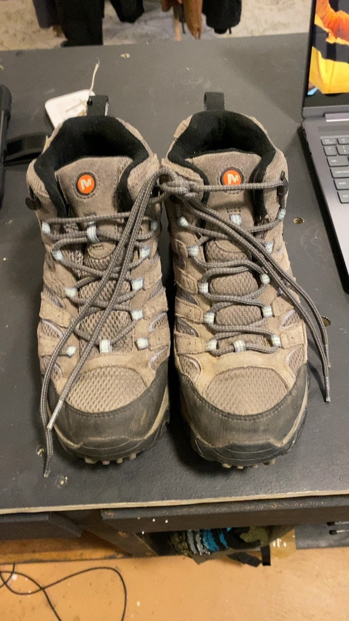 Merrell Moab 3 Mid GTX Shoes (Hiking Boots) 10 Grey/Blue