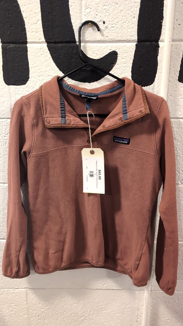 Patagonia Fleece (Button Collar) M Salmon