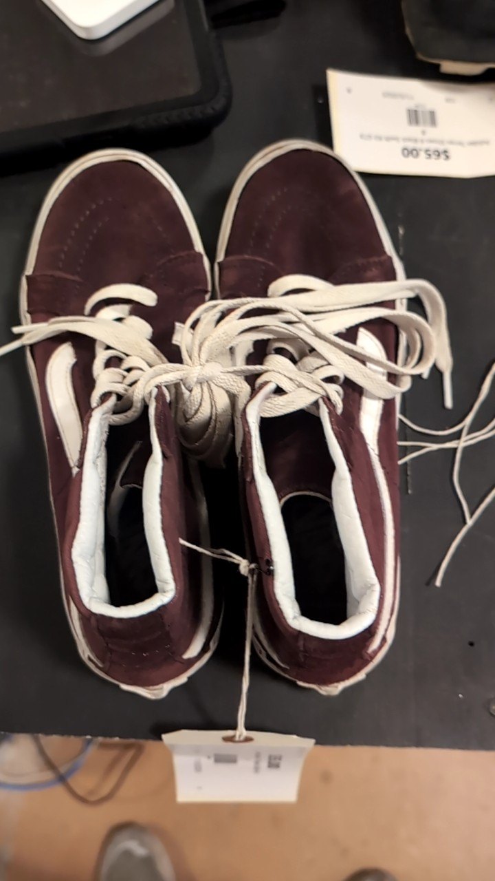 Vans Shoes 7 Red Sk8-Hi