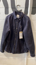 Katin Harold Corduroy Jacket (Fleece Lined)(Button Up) L Blue