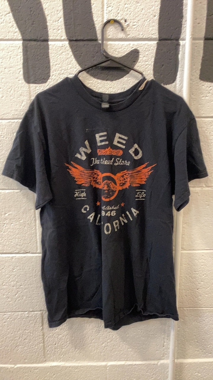 Weed, CA T-Shirt L Black