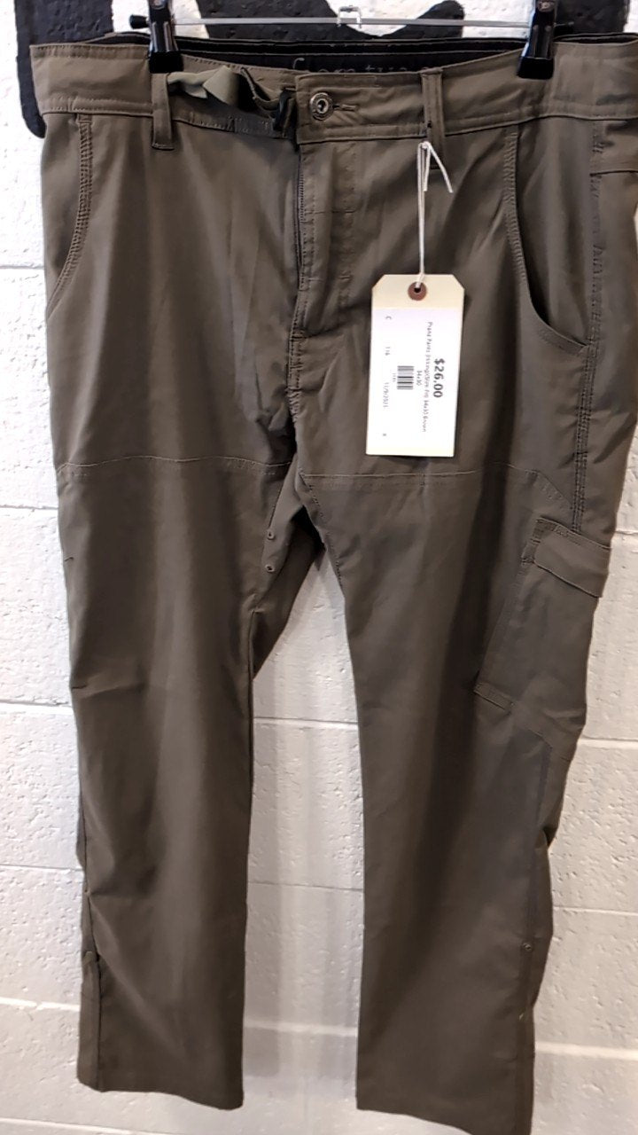 Prana Pants (Hiking)(Slim-Fit) 34x30 Brown