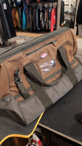 Bucket Boss Bag Brown and Orange