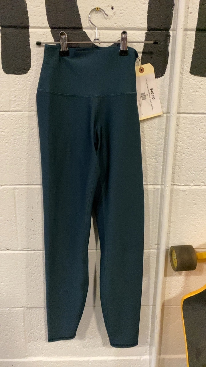 Alo High Waist Airlift Pants (Yoga) XS Green