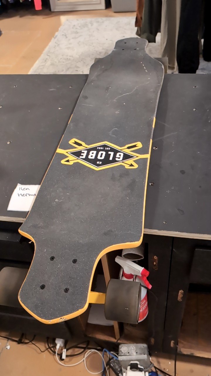Globe Skateboard 41in Yellow/Orange Longboard