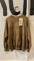 Saint Croix Striped Sweater M Brown