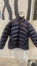 Patagonia Hi-Loft Down Jacket (Full Zip/Hood) XL Blue
