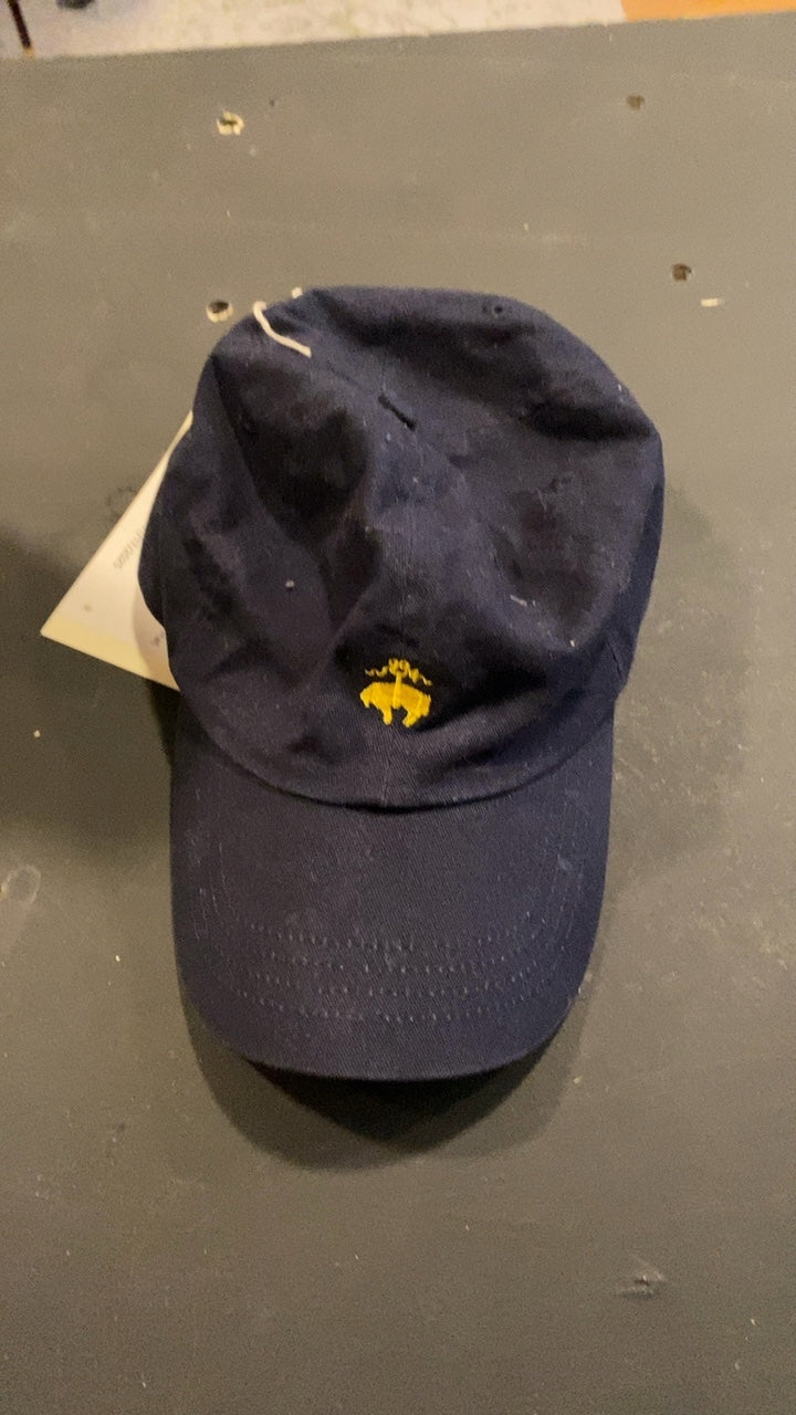 Brooks Brothers Head of The Charles Regatta Hat (Snapback) L/XL Blue/Yellow