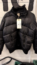Gap Puffy Jacket (Full Zip) (No Hood) M Black Puffer Bomber
