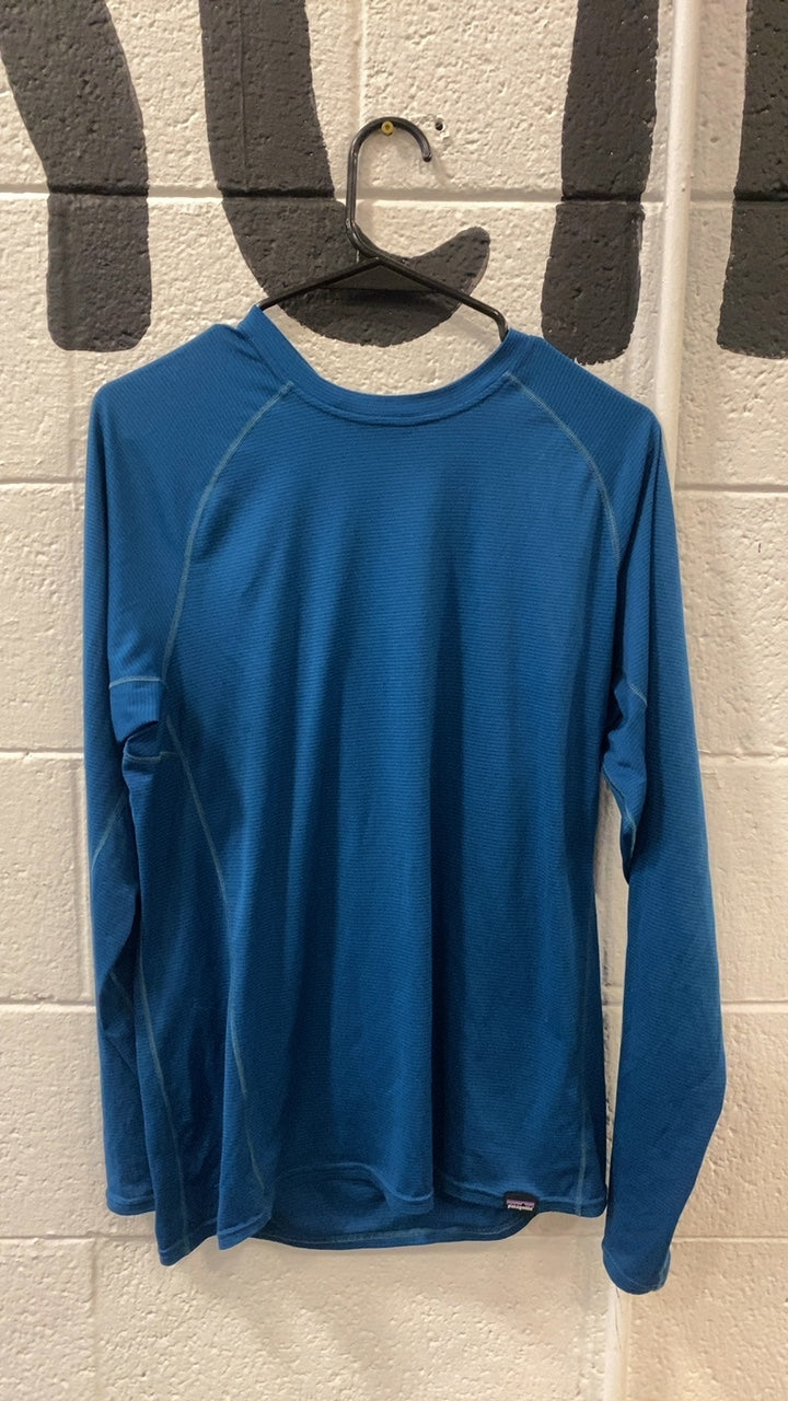 Patagonia Capilene Base Layer Athletic T-Shirt (Longsleeve) M Blue