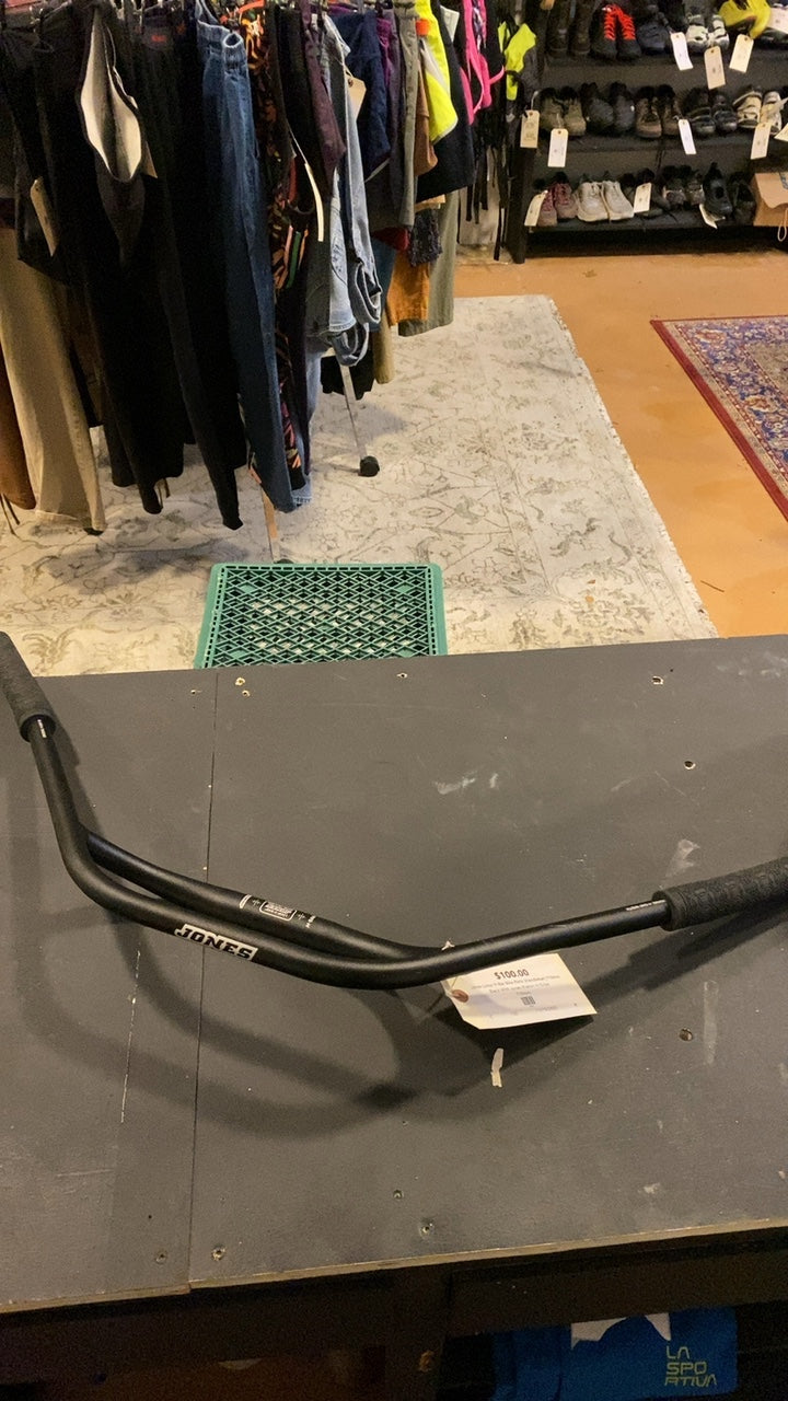 Jones Loop H-Bar Bike Parts (Handlebar) 710mm Black With Jones Kraton H-Grips