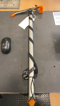 Black Diamond Raven Ice Axe 70cm Silver/Orange With Axe and Spike Protector and Slider Leash