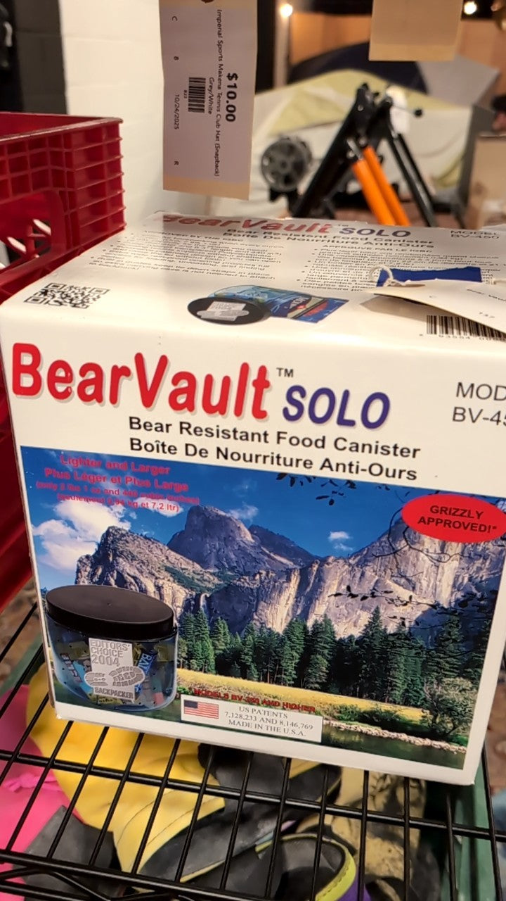 Bear Vault BV-450 Camping (Bear Can) 7.2L Blue/Black