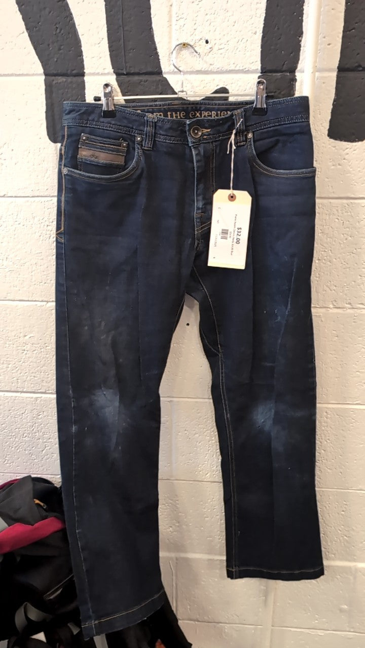 Prana Axiom Denim Pants 32x30 Blue