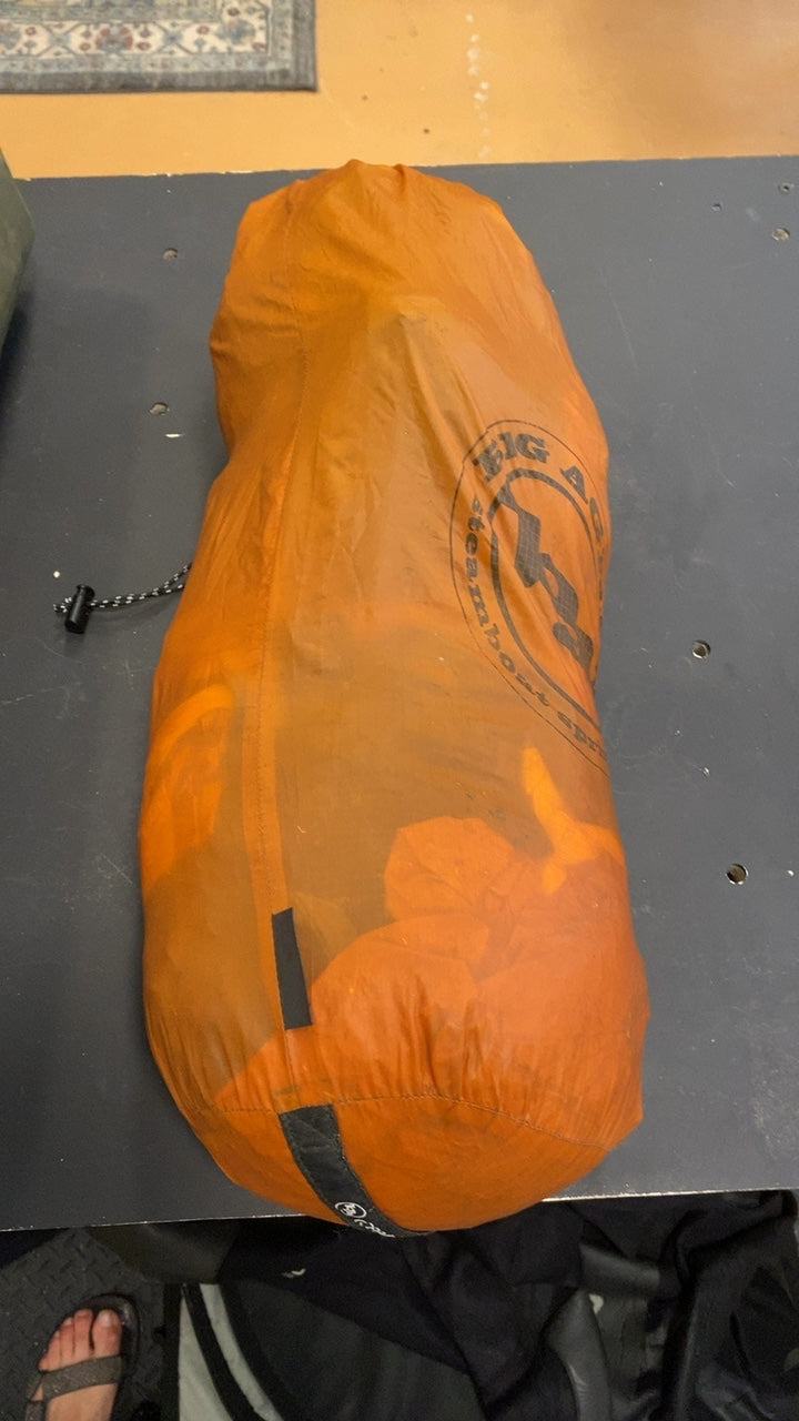 Big Agnes Copper Spur UL 2 Camping (Tent) 2P Orange with NEMO Asashi Link Footprint