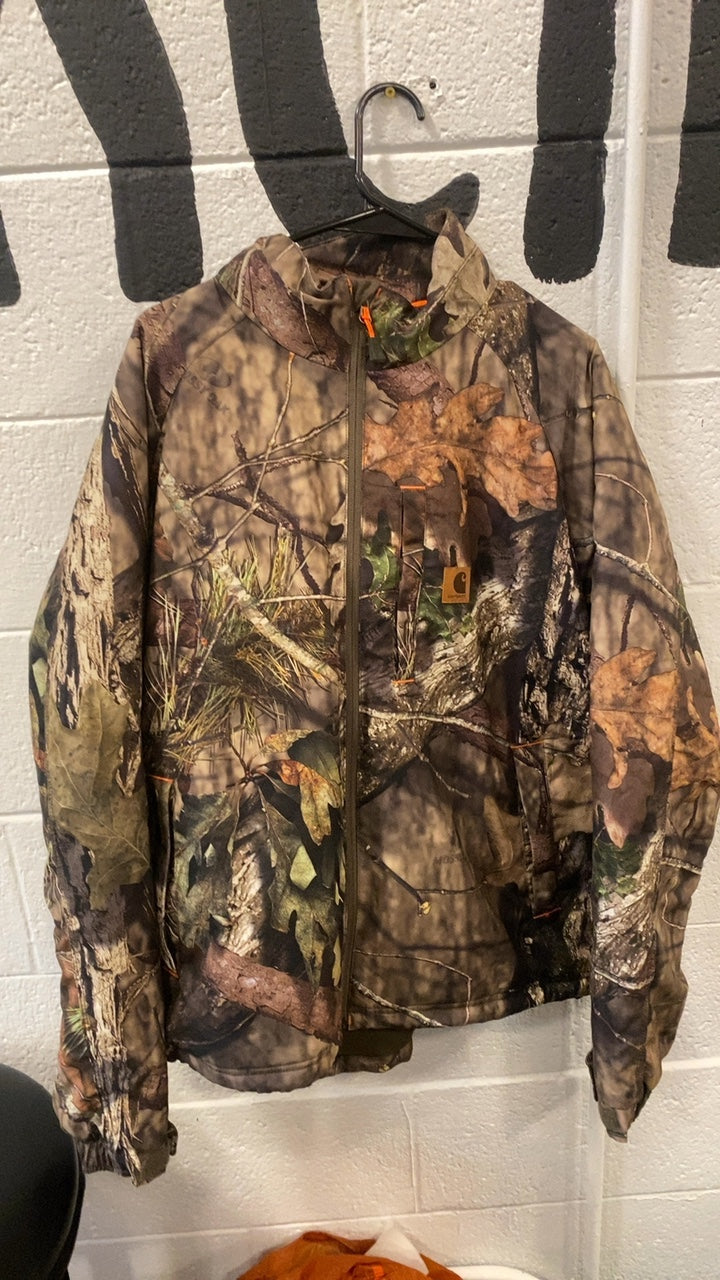 Carhartt 8-Point Jacket Insulated (Synthetic) (Full Zip) (No Hood) L Camo