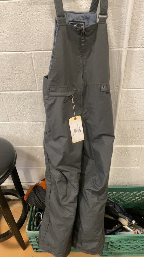 Arctix Bib (Snow) Youth L Grey