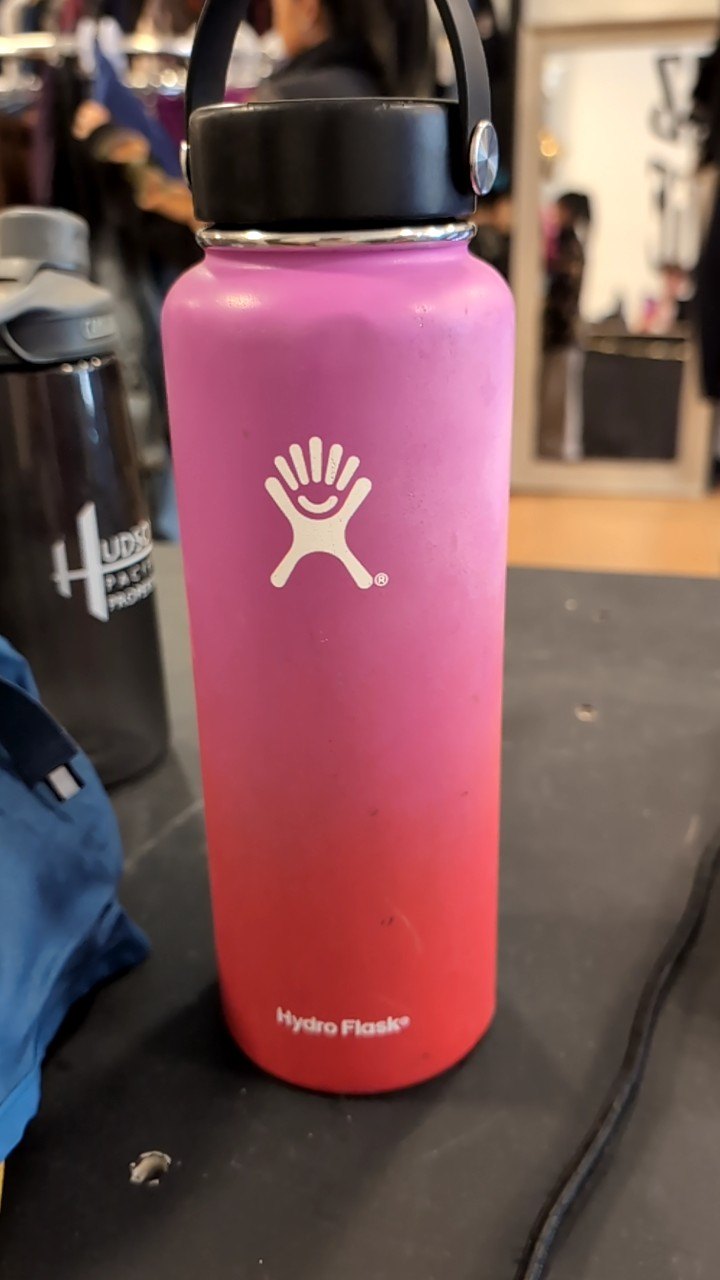 Hydro Flask Water Bottle 40oz Pink/Orange