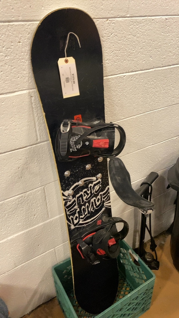 Santa Cruz Snowboard 146cm Black Allstar