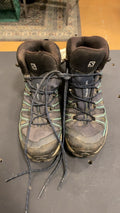 Salomon X-Ultra Contagrip Gore-Tex Shoes (Hiking Boots) 9.5 Black/Green