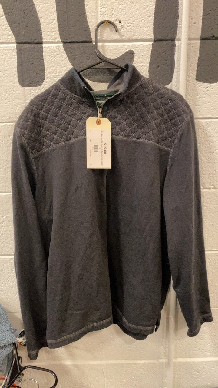 G.H. Bass and Co. Jacket XL Black Quilt Shoulders