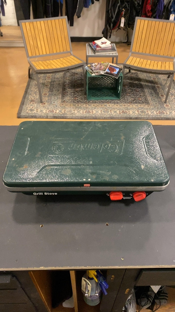 Coleman Camping Stove Green Grill Stove