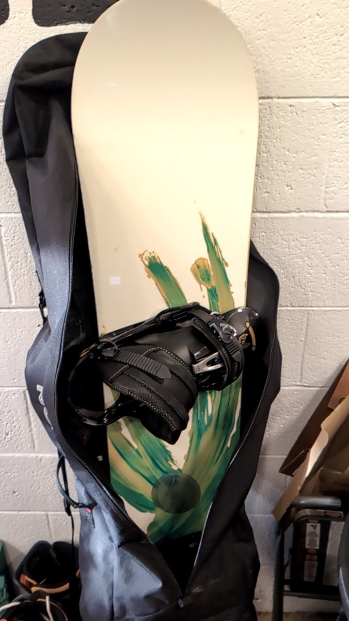 Burton Snowboard 166cm Super Fly II w/Bag + Bindings