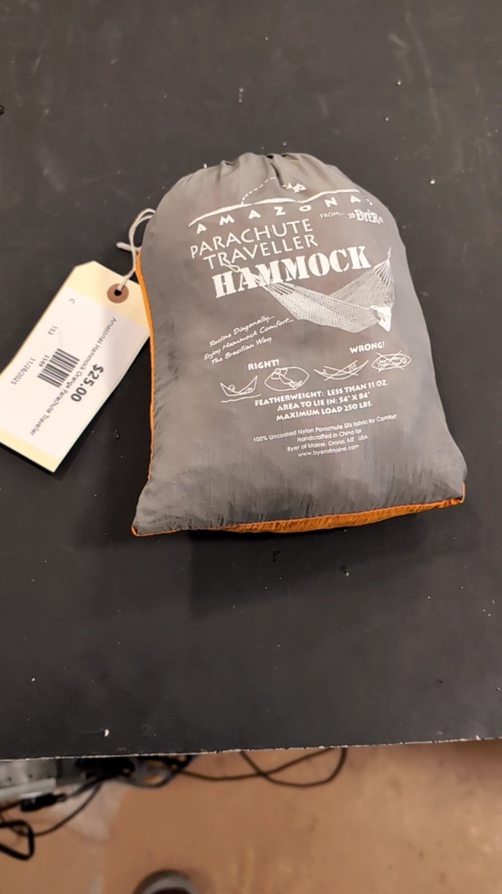 Amazonas Hammock Orange Parachute Traveller