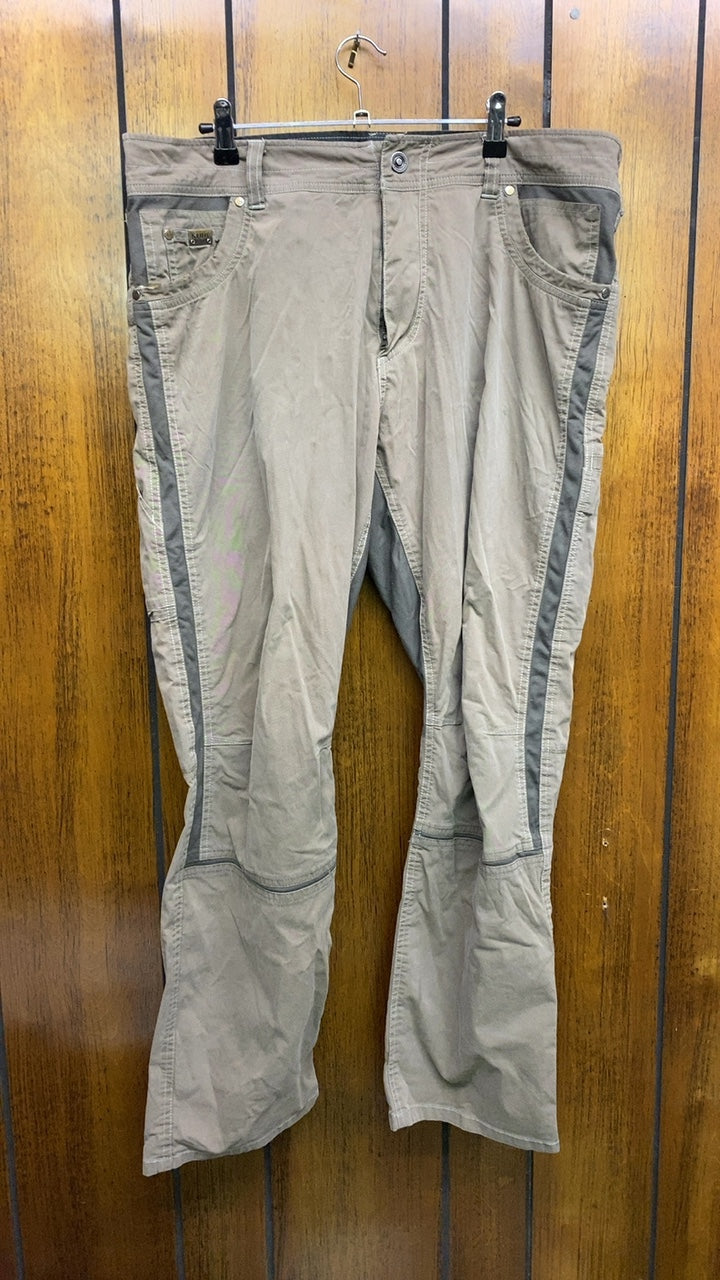 KUHL Radikl Pants 38x30 Brown/Grey