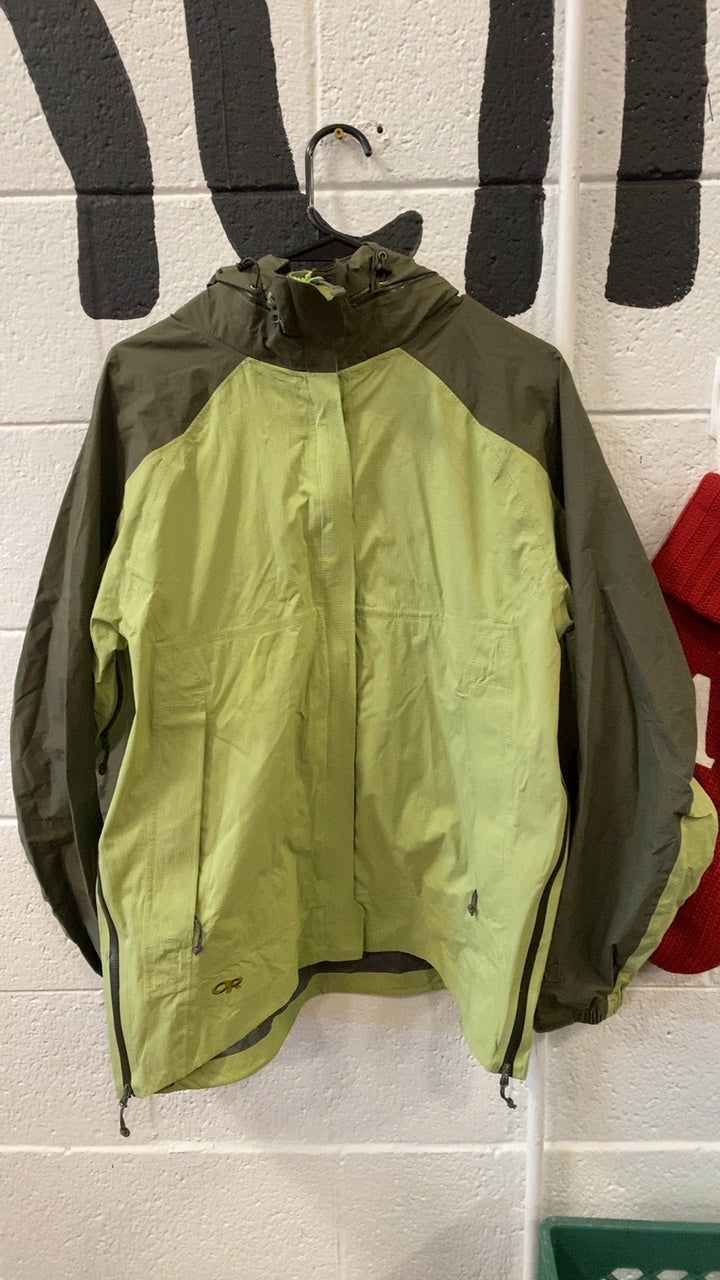 Outdoor Research Pertex Rain Jacket L Green