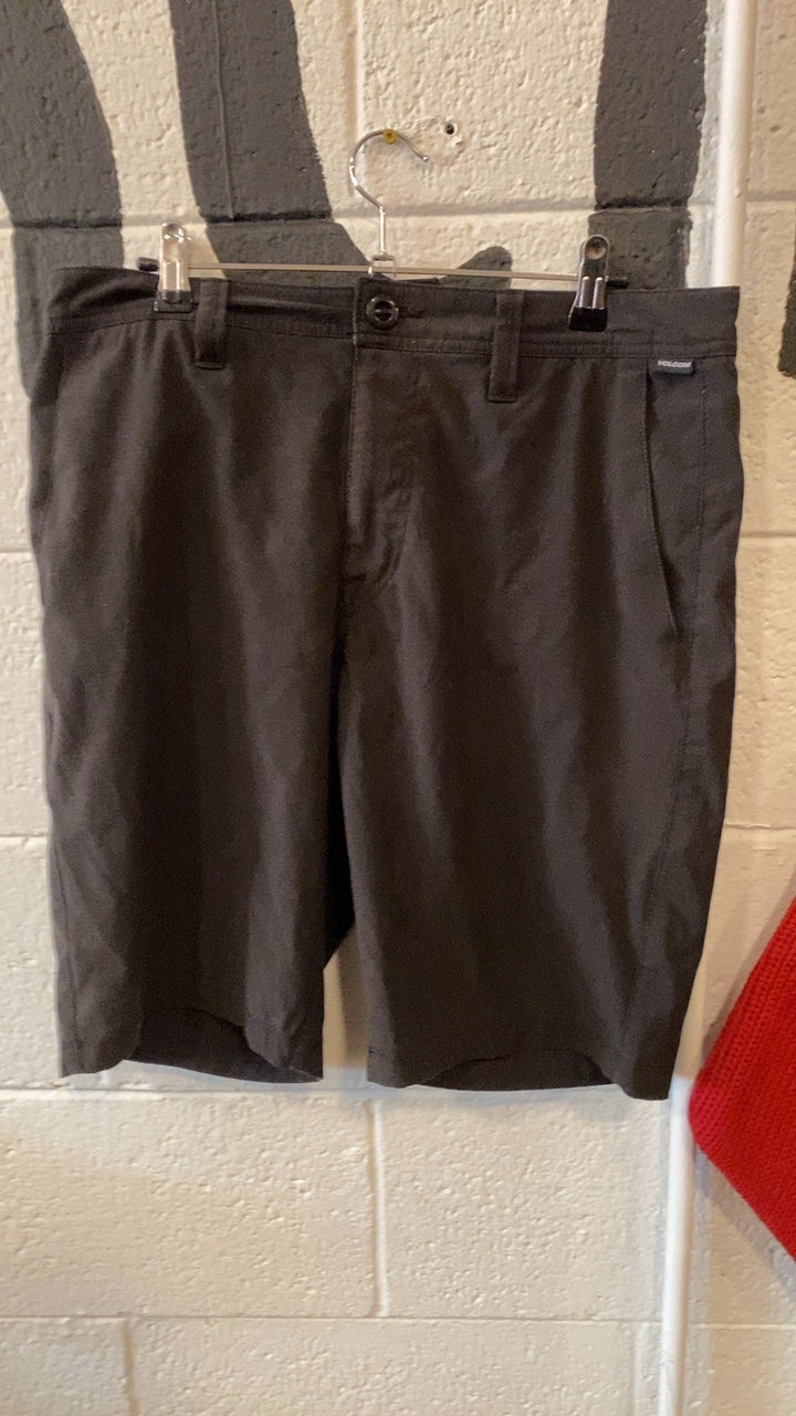 Volcom True To This Chino Shorts 32 Black