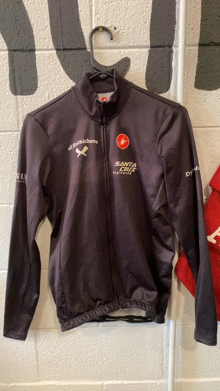Castelli el Salchichero Santa Cruz Bicycles Jacket (Cycling) L Black/White/Red