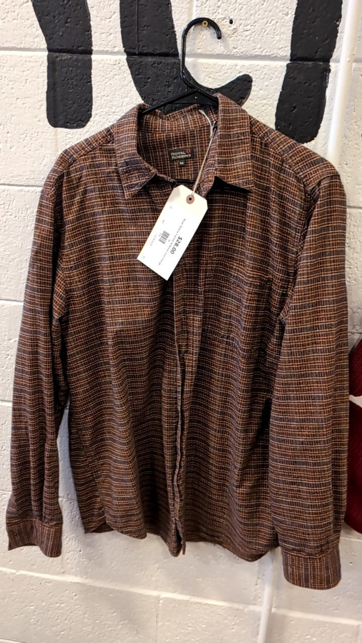 Royal Robins Flannel M Brown and Orange
