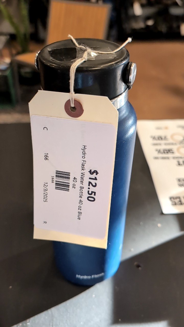 Hydro Flask Water Bottle 40 oz Blue