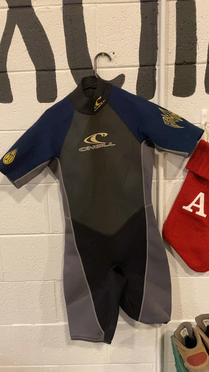 O'Neill Hammer 2/1mm Wetsuit (Short Sleeve) M Blue/Grey/Black
