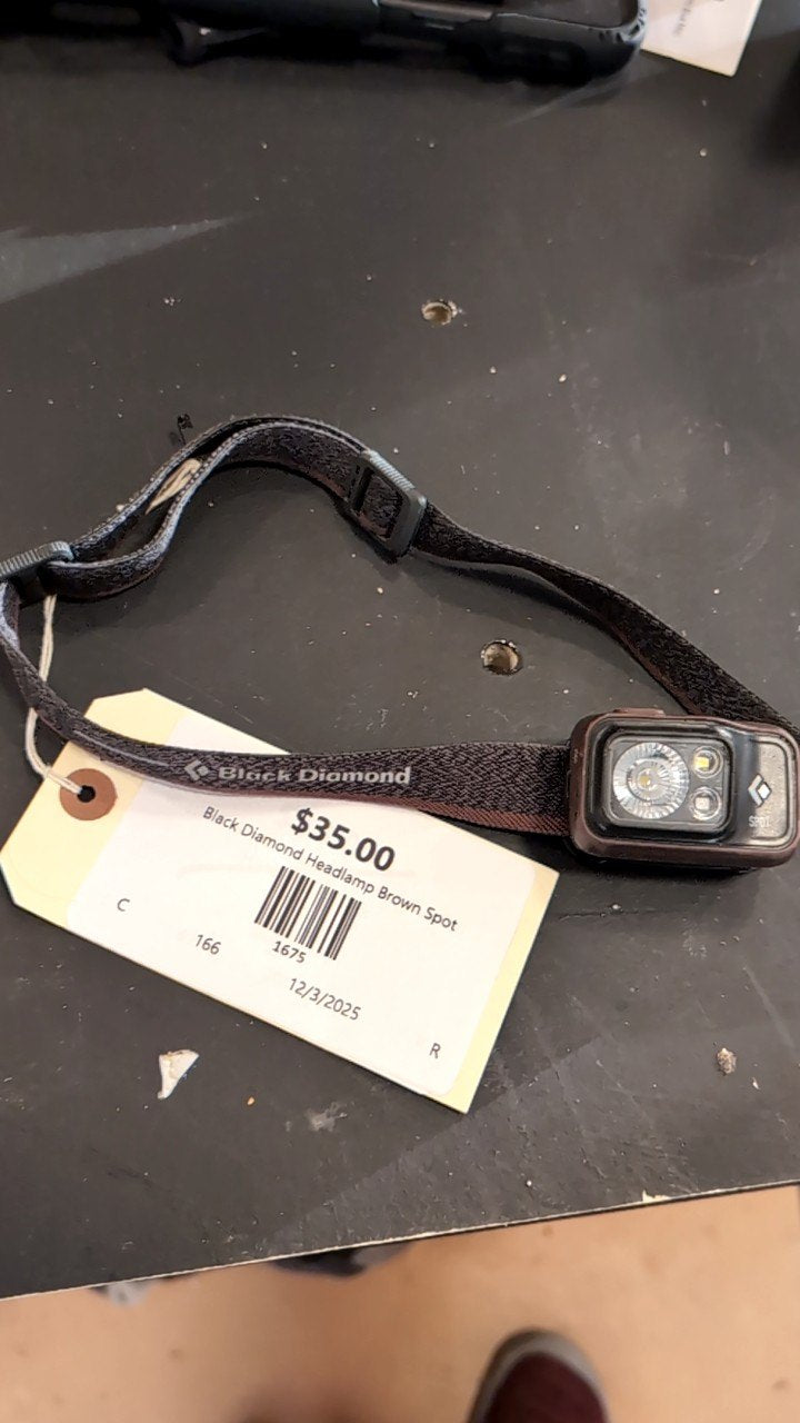 Black Diamond Headlamp Brown Spot
