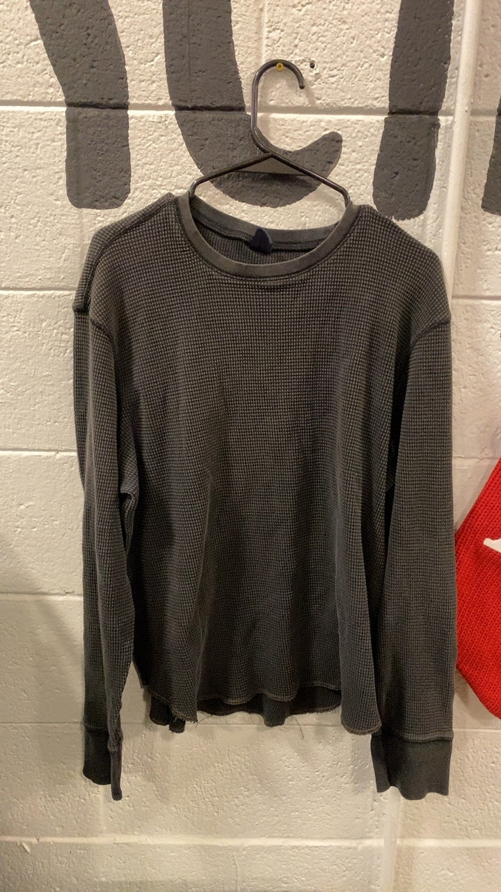 Gap Waffle Knit Longsleeve XL Black