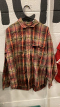 Li2 Wear Longsleeve (Button-Up) L Red/Green