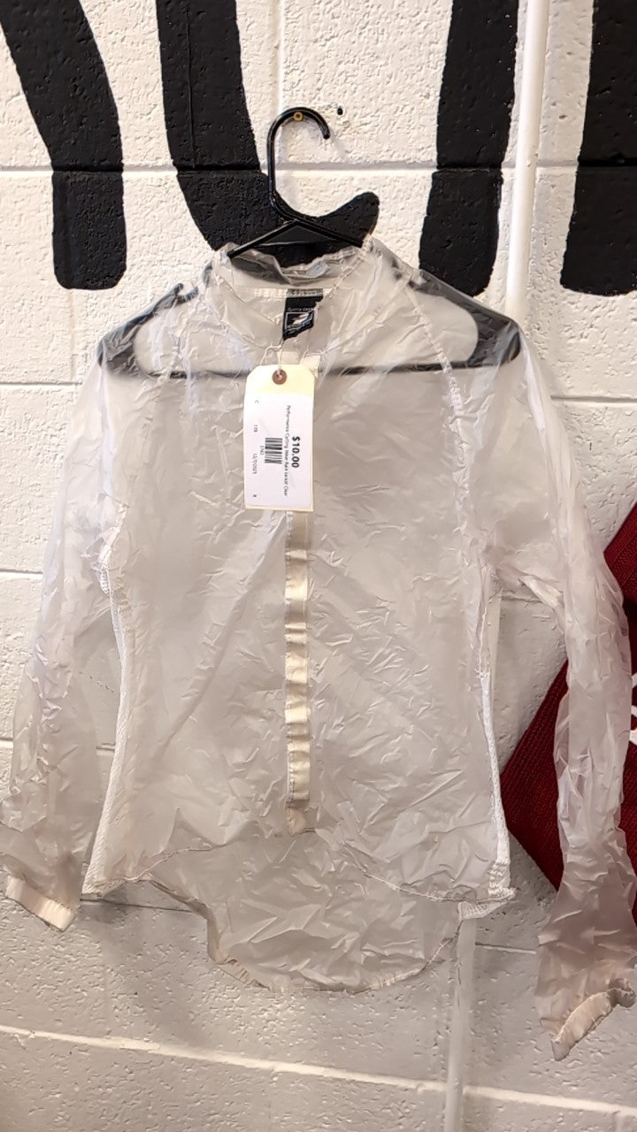 Performance Cycling Wear Rain Jacket Clear
