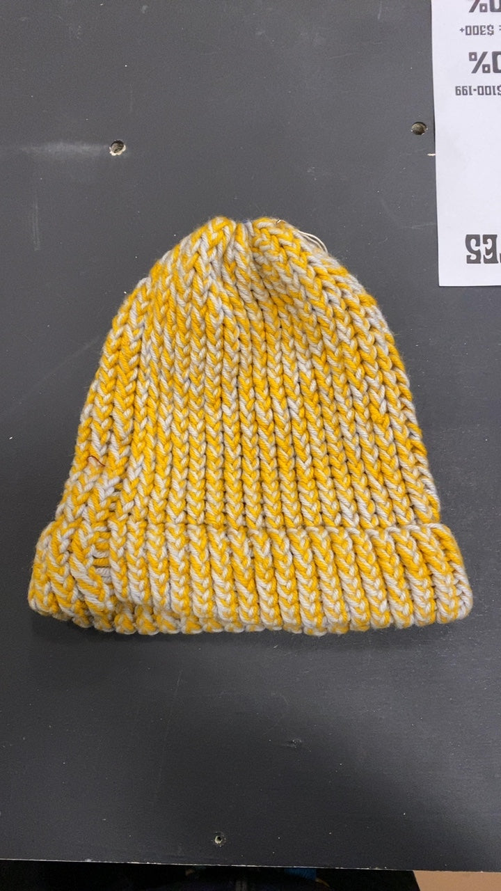 Hat (Beanie) Yellow Knit