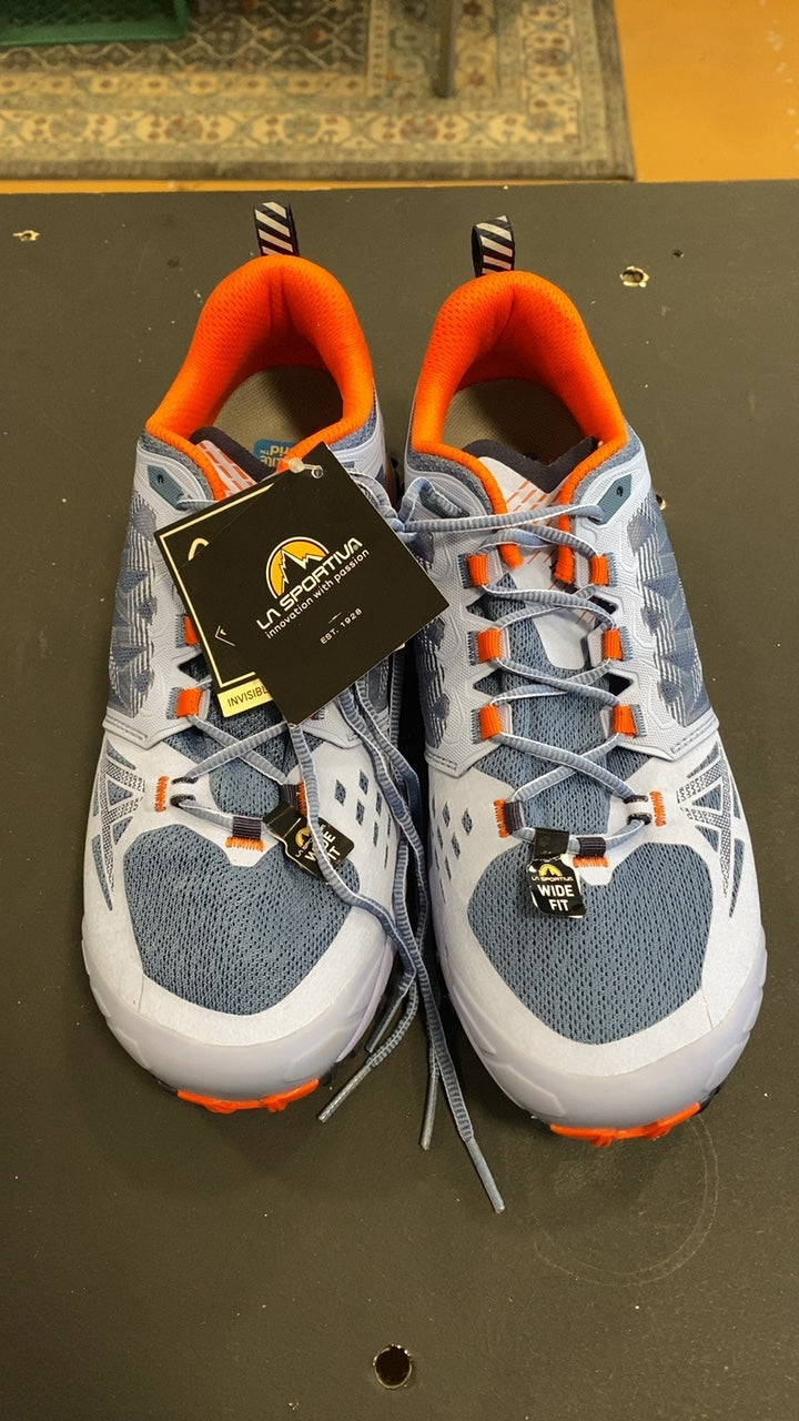La Sportiva Bushido III Wide GTX Shoes (Running) 41.5/9.5+ Blue/Orange