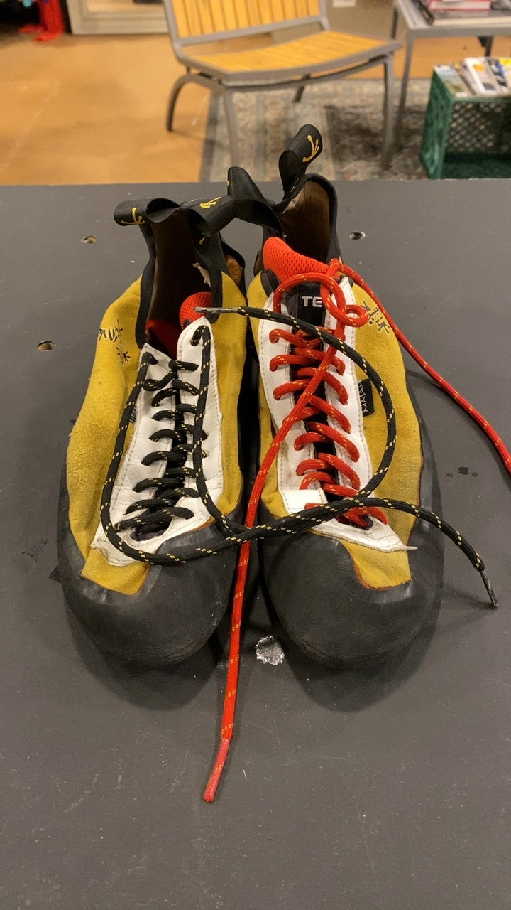 Tenaya Masai Shoes (Climbing) 44/10.5 Yellow/White/Red