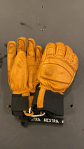 Hestra Fall Line Leather Gloves (Snow) 9 Brown/Black