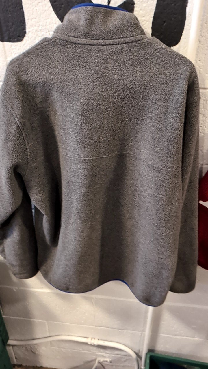 Patagonia Jacket L Grey Lightweight Synchilla Snap-T