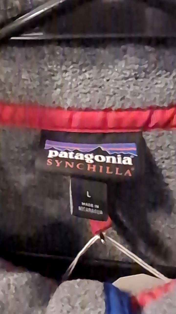 Patagonia Jacket L Grey Lightweight Synchilla Snap-T
