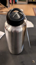 Klean Kanteen Water Bottle 1L Silver Metal