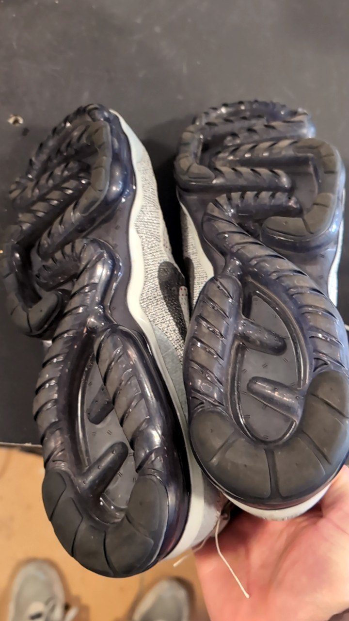 Nike Shoes (Running) 13 Light Silver Picante Red Vapormax