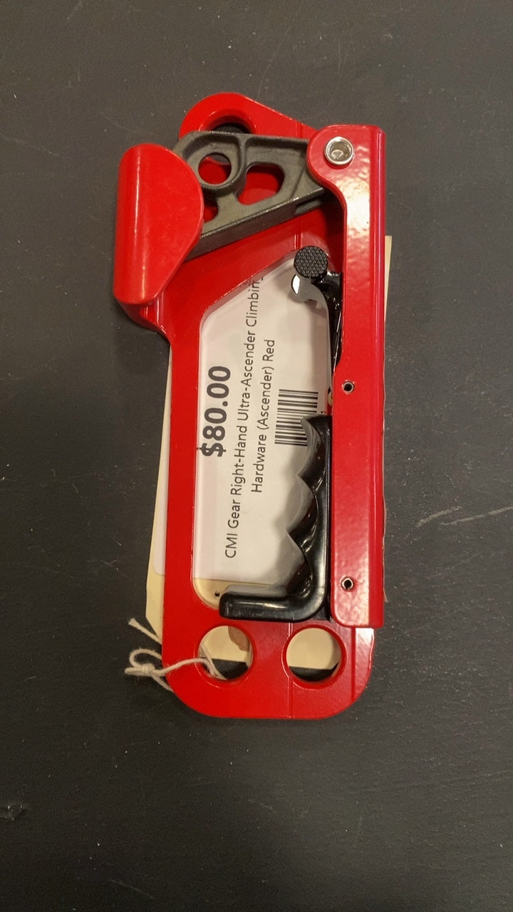 CMI Gear Right-Hand Ultra-Ascender Climbing Hardware (Ascender) Red